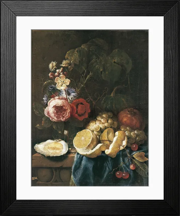 Framed Print : SON, Joris van (1623-1667). Still Life. 1664. Flemish art. Oil on canvas. SPAIN. Madrid. Prado Museum. AISA / Everett Collection**US SALES ONLY** Framed Print : SON, Joris van (1623-1667). Still Life. 1664. Flemish art. Oil on canvas. SPAIN. Madrid. Prado Museum. AISA / Everett Collection**US SALES ONLY**