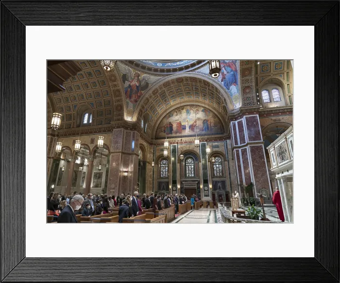 Framed Print : Pre-inauguration mass of thanksgiving in honor of the Presidential inauguration of Joseph Biden at the Cathedral of St. Matthew the Apostle, Washington, DC, Jan Framed Print : Pre-inauguration mass of thanksgiving in honor of the Presidential inauguration of Joseph Biden at the Cathedral of St. Matthew the Apostle, Washington, DC, Jan