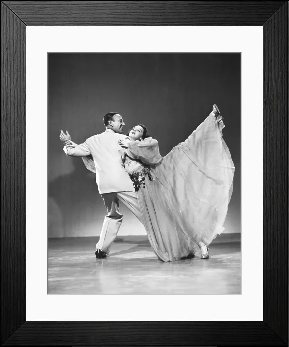 Framed Print : YOLANDA AND THE THIEF, from left: Lucille Bremer, Fred Astaire, 1945