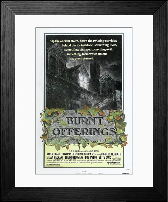 Framed Print : BURNT OFFERINGS, US poster, 1976
