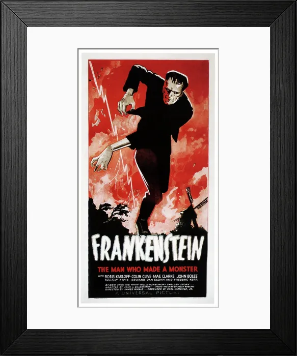 Framed Print : FRANKENSTEIN, Boris Karloff, 1931