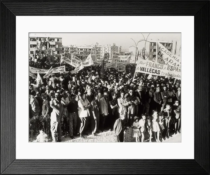 Framed Print : Spain. Madrid (July 18, 1962). Franco inaugurates the Gran San Blas. AISA / Everett Collection**US SALES ONLY**