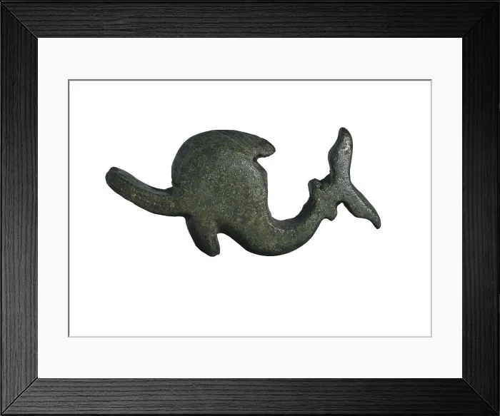 Framed Print : Dolphin. Roman art. Sculpture on bronze. SPAIN. Barcelona. Archaeology Museum of Catalonia. AISA / Everett Collection**US SALES ONLY** Framed Print : Dolphin. Roman art. Sculpture on bronze. SPAIN. Barcelona. Archaeology Museum of Catalonia. AISA / Everett Collection**US SALES ONLY**