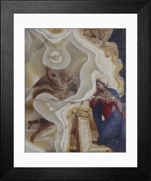 Framed Print : Annunciation (Annunciazione), by Antonio Carracci, c