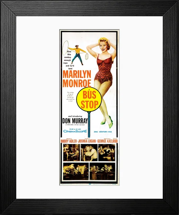 Framed Print : BUS STOP, Marilyn Monroe, Don Murray, 1956, TM and Copyright 20th Century Fox Film Corp. All rights reserved / courtesy Everett Collection