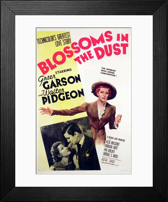 Framed Print : BLOSSOMS IN THE DUST, Greer Garson, Walter Pidgeon, 1941