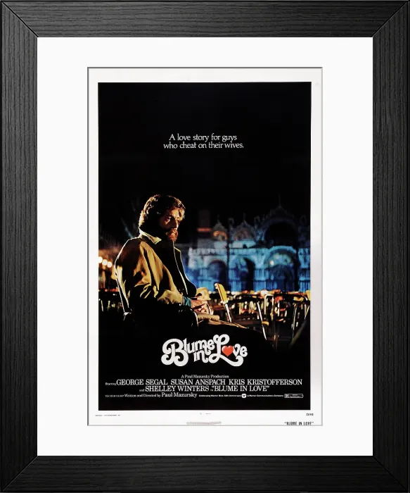 Framed Print : BLUME IN LOVE, US poster, George Segal, 1973 Framed Print : BLUME IN LOVE, US poster, George Segal, 1973