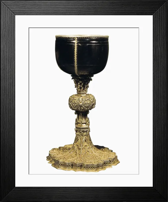 Framed Print : Theodelinda's Cup. 6th c. Lombardian art. Ostrogothic or Lombardian art. Decorative Arts. ITALY. Monza. Cathedral Treasure. AISA / Everett Collection**US SALES ONLY**