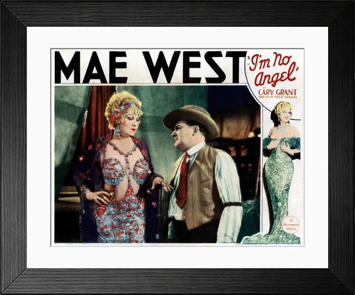 Framed Print : I'M NO ANGEL, from left, Mae West, Edward Arnold, 1933 Framed Print : I'M NO ANGEL, from left, Mae West, Edward Arnold, 1933