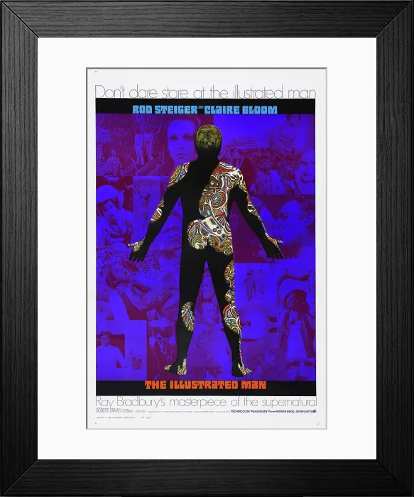 Framed Print : THE ILLUSTRATED MAN, US poster, 1969 Framed Print : THE ILLUSTRATED MAN, US poster, 1969