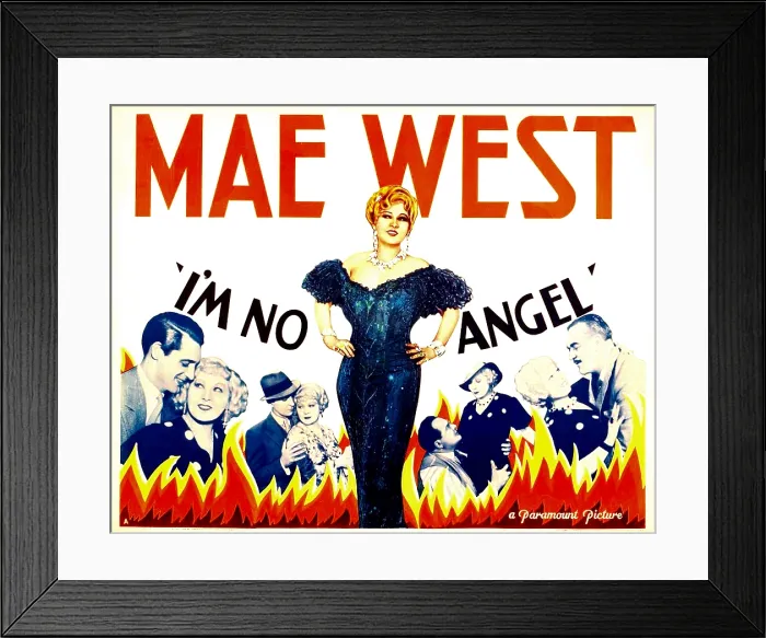 Framed Print : I'M NO ANGEL, from left: Cary Grant, Mae West, Mae West (center), Edward Arnold, Mae West, Mae West, William B. Davidson, 1933