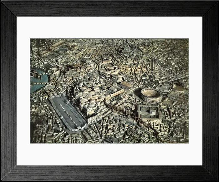 Framed Print : Roman Empire (4th c. AD). Scale model of the city of Rome. AISA / Everett Collection**US SALES ONLY** Framed Print : Roman Empire (4th c. AD). Scale model of the city of Rome. AISA / Everett Collection**US SALES ONLY**