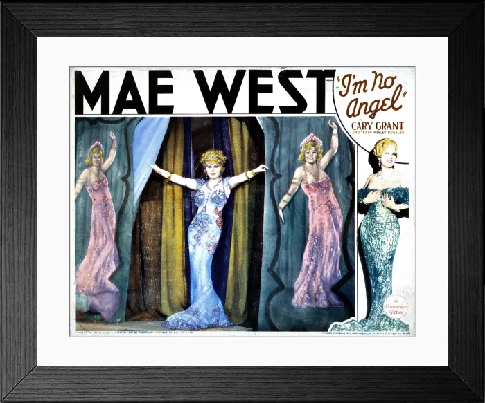 Framed Print : I'M NO ANGEL, Mae West, 1933 Framed Print : I'M NO ANGEL, Mae West, 1933