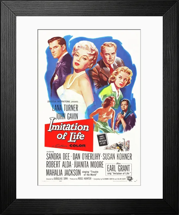 Framed Print : IMITATION OF LIFE, from left: John Gavin, Lana Turner, Dan O'Herlihy, Sandra Dee, Susan Kohner, Juanita Moore, 1959 Framed Print : IMITATION OF LIFE, from left: John Gavin, Lana Turner, Dan O'Herlihy, Sandra Dee, Susan Kohner, Juanita Moore, 1959