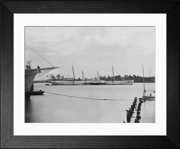 Framed Print : US Civil War. CSS Robert E. Lee was a blockade runner for the Confederate States Framed Print : US Civil War. CSS Robert E. Lee was a blockade runner for the Confederate States