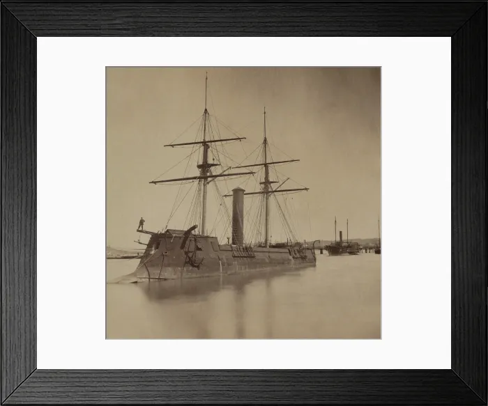 Framed Print : US Civil War. CSS Stonewall, a French built ram, was purchased for the Confederacy late in the war, c.1864-65 Framed Print : US Civil War. CSS Stonewall, a French built ram, was purchased for the Confederacy late in the war, c.1864-65