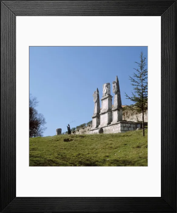 Framed Print : AISA / Everett Collection CID, Rodrigo Daz de Vivar, called The (1043-1099). Monument dedicated to the so-called birth place of El Cid