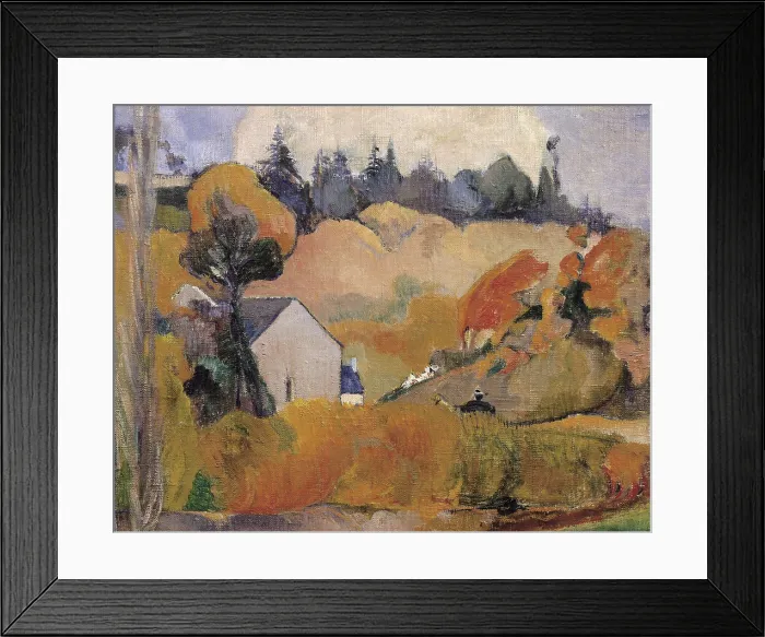 Framed Print : GAUGUIN, Paul (1848-1903). Brittany Landscape: the David Mill. 1894. Right detail. Symbolism. Pont-Aven school. Oil on canvas. FRANCE. Paris. Muse d'Orsay (Orsay Museum) Framed Print : GAUGUIN, Paul (1848-1903). Brittany Landscape: the David Mill. 1894. Right detail. Symbolism. Pont-Aven school. Oil on canvas. FRANCE. Paris. Muse d'Orsay (Orsay Museum)
