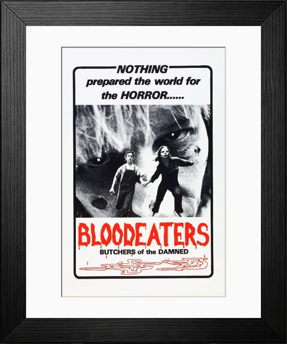 Framed Print : TOXIC ZOMBIES, (aka BLOODEATERS), US poster, 1980. Parker National Distributing / courtesy Everett Collection