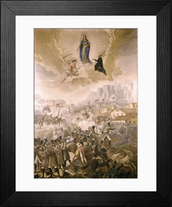 Framed Print : SPAIN. Manresa. City Hall. Spain. Peninsular War. First battle of El Bruc (6th June 1808) Framed Print : SPAIN. Manresa. City Hall. Spain. Peninsular War. First battle of El Bruc (6th June 1808)