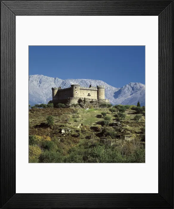 Framed Print : SPAIN. CASTILE AND LEON. AVILA. Mombletrn. Castle of Mombeltrn or Castle of the Duke of Alburquerque (1393). Architecture. AISA / Everett Collection**US SALES ONLY**