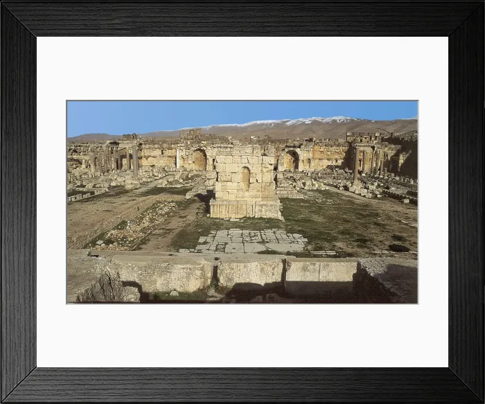 Framed Print : LEBANON. BIQA. Baalbek. Temple of Jupiter (60 AD). Roman art. Early Empire. AISA / Everett Collection**US SALES ONLY** Framed Print : LEBANON. BIQA. Baalbek. Temple of Jupiter (60 AD). Roman art. Early Empire. AISA / Everett Collection**US SALES ONLY**