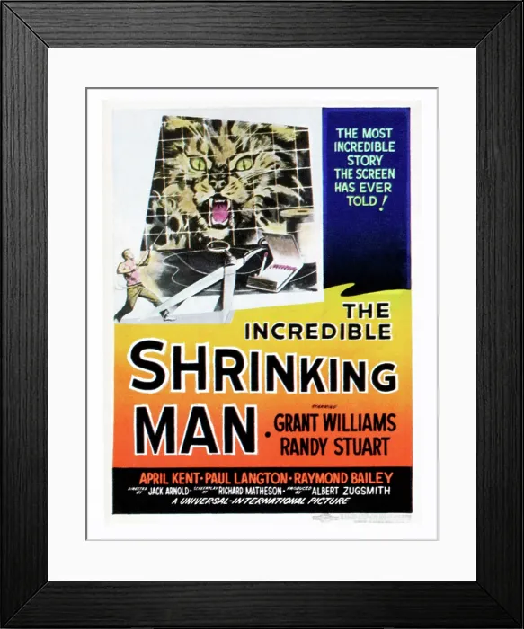 Framed Print : THE INCREDIBLE SHRINKING MAN, poster art, 1957