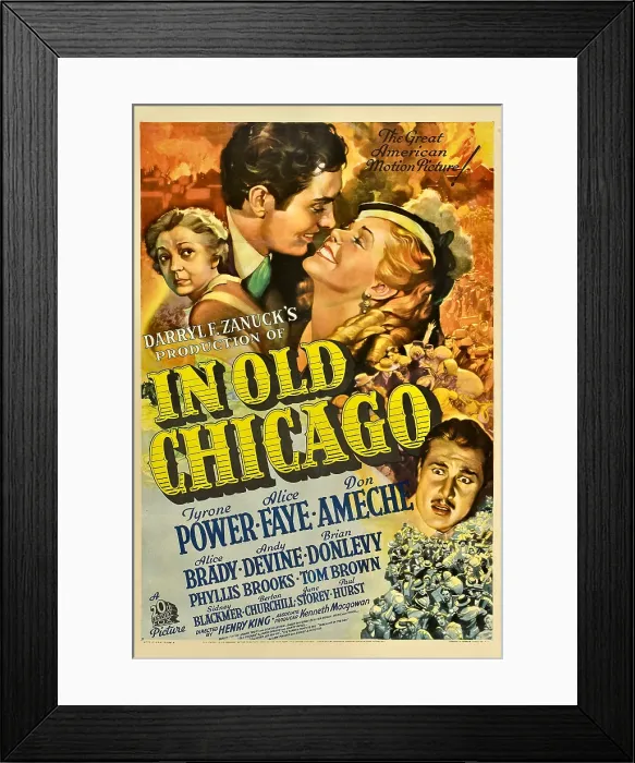 Framed Print : IN OLD CHICAGO, top from left: Alice Brady, Tyrone Power, Alice Faye, bottom right: Don Ameche, 1937, TM and Copyright 20th Century Fox Film Corp Framed Print : IN OLD CHICAGO, top from left: Alice Brady, Tyrone Power, Alice Faye, bottom right: Don Ameche, 1937, TM and Copyright 20th Century Fox Film Corp