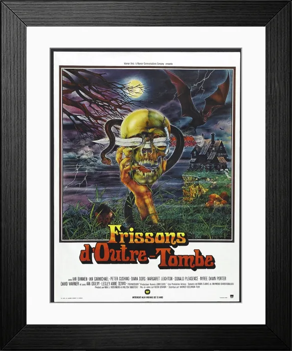 Framed Print : FROM BEYOND THE GRAVE, (aka FRISSONS D'OUTRE-TOMBE), French poster art, 1973 Framed Print : FROM BEYOND THE GRAVE, (aka FRISSONS D'OUTRE-TOMBE), French poster art, 1973