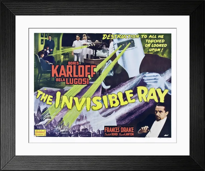 Framed Print : THE INVISIBLE RAY, bottom right: Bela Lugosi, 1936