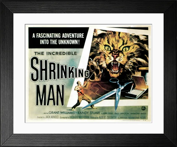 Framed Print : THE INCREDIBLE SHRINKING MAN, 1957 Framed Print : THE INCREDIBLE SHRINKING MAN, 1957
