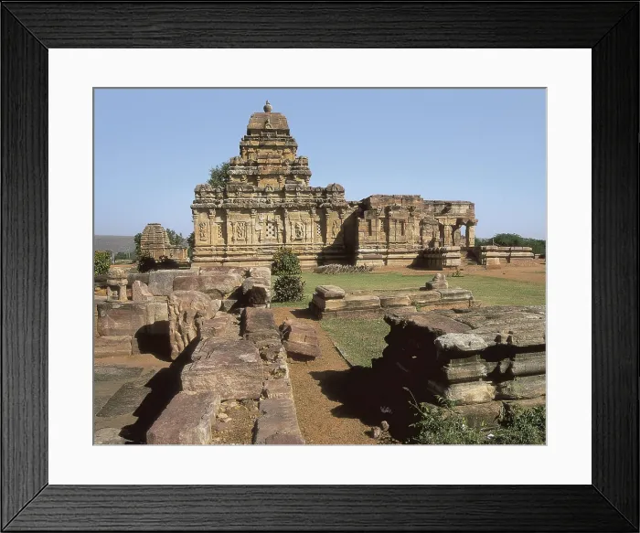 Framed Print : INDIA. KARNATAKA. Pattadakal. Sangameshvara Temple (733). AISA / Everett Collection**US SALES ONLY** Framed Print : INDIA. KARNATAKA. Pattadakal. Sangameshvara Temple (733). AISA / Everett Collection**US SALES ONLY**