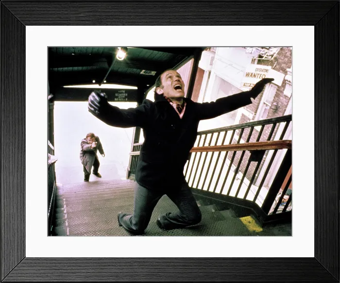Framed Print : THE FRENCH CONNECTION, Gene Hackman, Marcel Bozzuffi, 1971, TM & Copyright (c) 20th Century Fox Film Corp. / courtesy Everett Collection