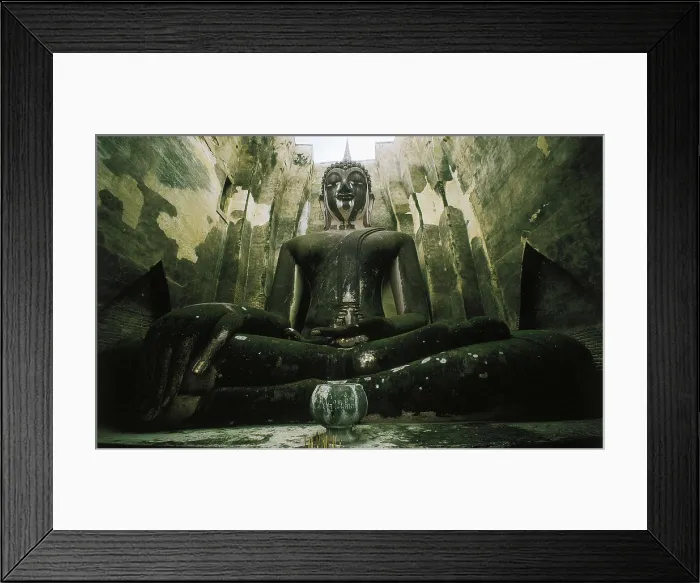 Framed Print : THAILAND. NORTHERN REGION. SUKHOTHAI. Sukhothai. Wat Si Chum. Seating Buddha (1470 m. h.). AISA / Everett Collection**US SALES ONLY** Framed Print : THAILAND. NORTHERN REGION. SUKHOTHAI. Sukhothai. Wat Si Chum. Seating Buddha (1470 m. h.). AISA / Everett Collection**US SALES ONLY**