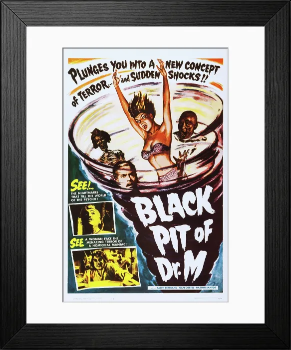 Framed Print : THE BLACK PIT OF DR Framed Print : THE BLACK PIT OF DR