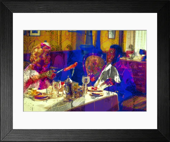 Framed Print : BLAZING SADDLES, Madeline Kahn, Cleavon Little, 1974