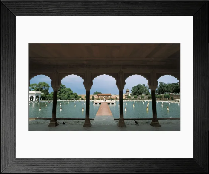 Framed Print : PAKISTAN. PUNJAB. Lahore. Shalamar Gardens from Palace of Mirrors. AISA / Everett Collection**US SALES ONLY**