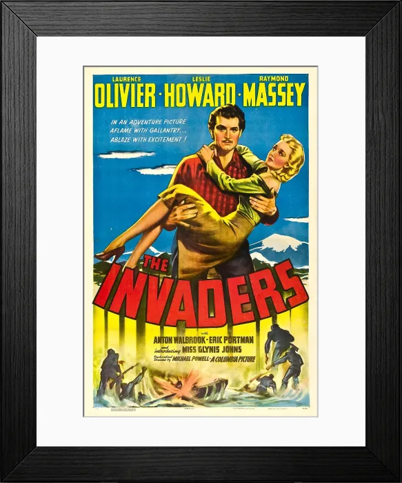 Framed Print : THE INVADERS (aka 49TH PARALLEL), Laurence Olivier, Glynis Johns, 1941