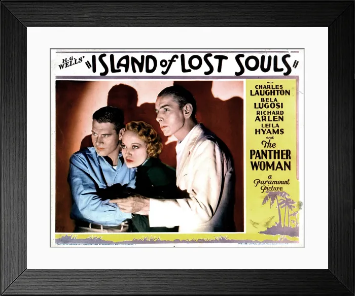 Framed Print : ISLAND OF LOST SOULS, from left, Richard Arlen, Leila Hyams, 1932