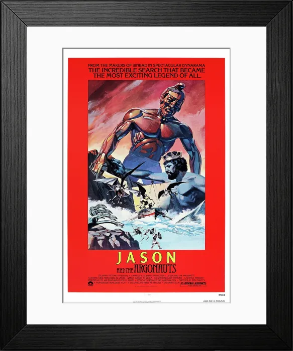 Framed Print : JASON AND THE ARGONAUTS, US poster art, 1963