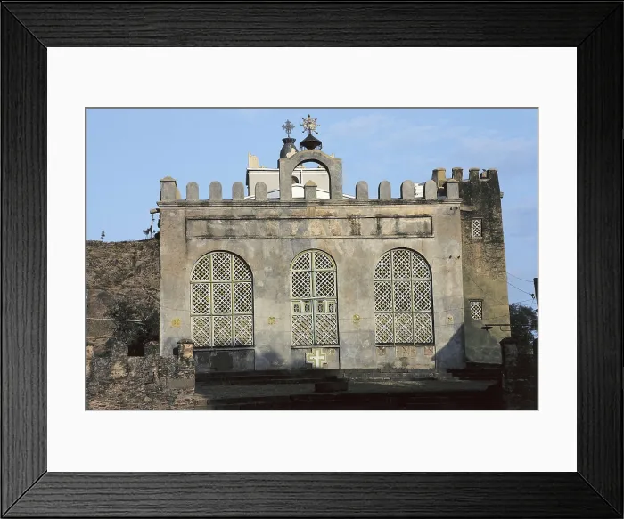 Framed Print : ETHIOPIA. TIGRAY. Axum. Cathedral of Saint Mary of Zion (17th c.). AISA / Everett Collection**US SALES ONLY**