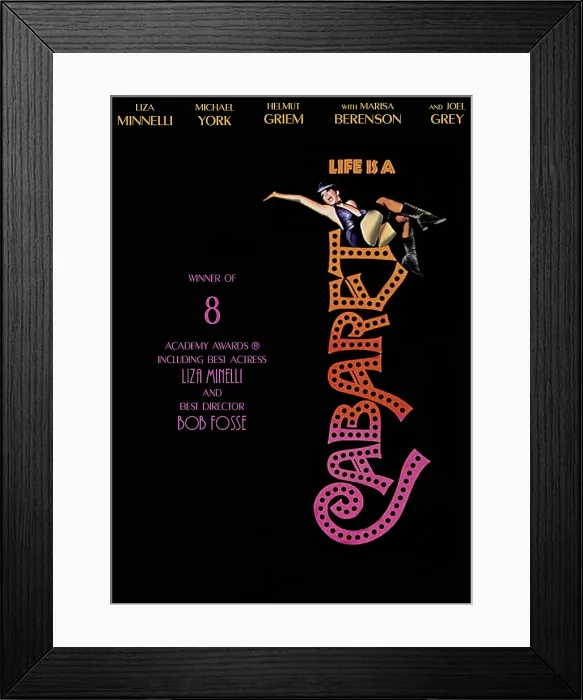 Framed Print : CABARET, Liza Minnelli, 1972 Framed Print : CABARET, Liza Minnelli, 1972