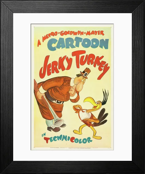 Framed Print : JERKY TURKEY, 1945