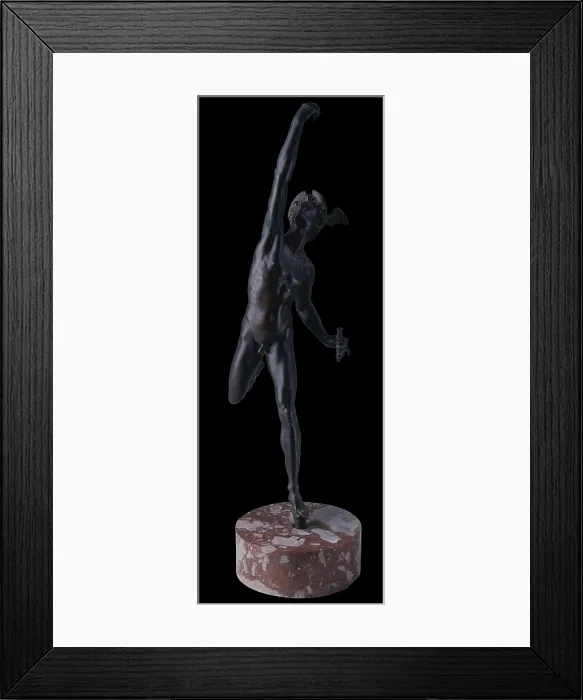 Framed Print : Mercury (Mercurius), by Jean de Boulogne known as Giambologna, c