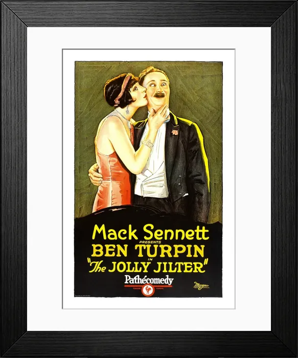 Framed Print : THE JOLLY JILTER, right: Ben Turpin, 1927 Framed Print : THE JOLLY JILTER, right: Ben Turpin, 1927