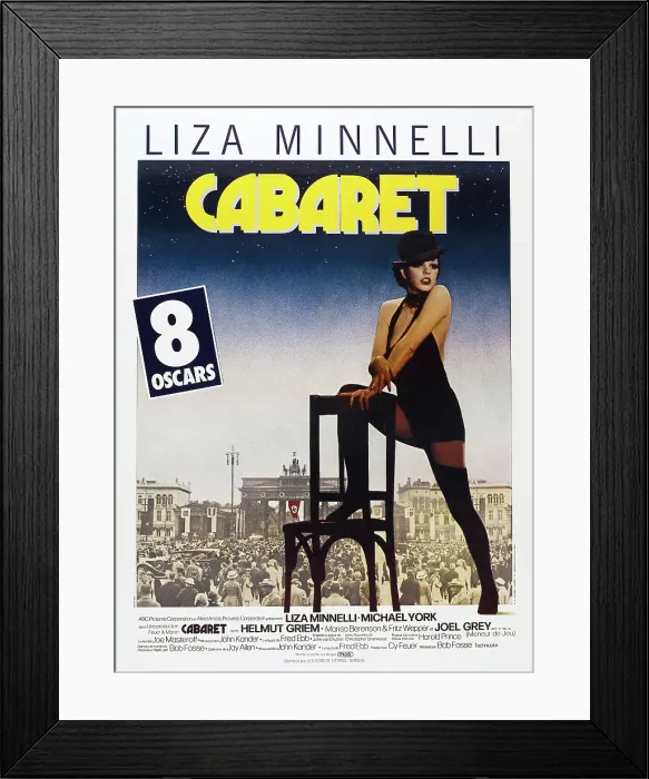Framed Print : CABARET, French poster, Liza Minnelli, 1972 Framed Print : CABARET, French poster, Liza Minnelli, 1972
