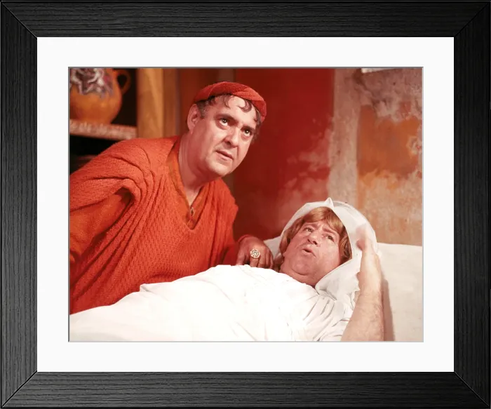 Framed Print : A FUNNY THING HAPPENED ON THE WAY TO THE FORUM, Zero Mostel, Jack Gilford, 1966 Framed Print : A FUNNY THING HAPPENED ON THE WAY TO THE FORUM, Zero Mostel, Jack Gilford, 1966
