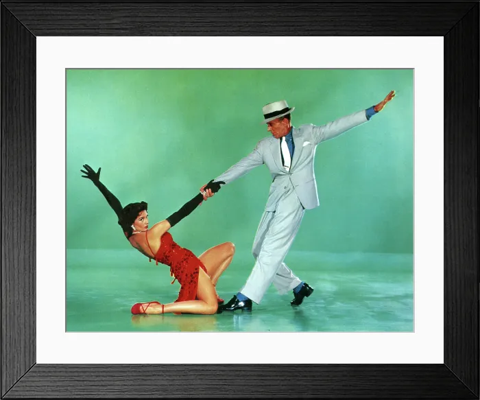 Framed Print : THE BAND WAGON, Cyd Charisse, Fred Astaire, 1953