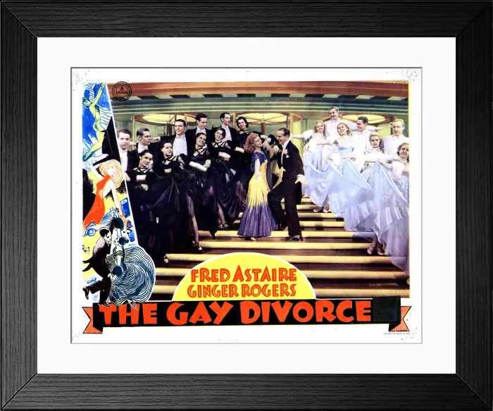 Framed Print : THE GAY DIVORCEE, from left, Ginger Rogers, Fred Astaire, 1934