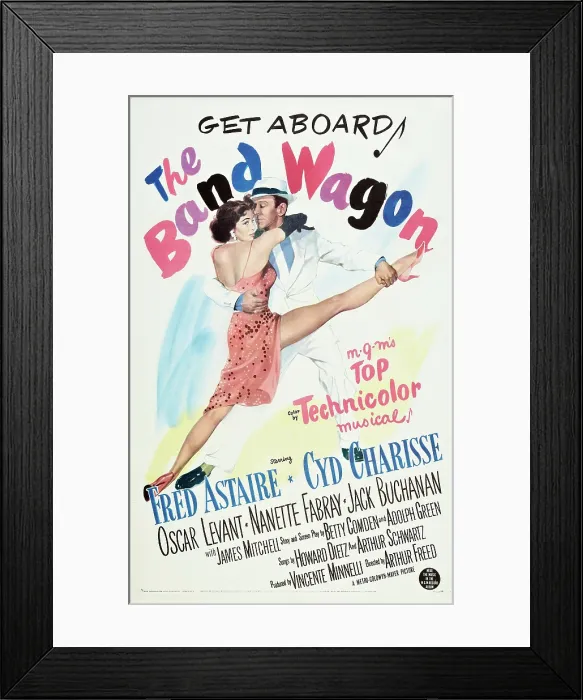 Framed Print : THE BAND WAGON, Cyd Charisse, Fred Astaire, 1953 Framed Print : THE BAND WAGON, Cyd Charisse, Fred Astaire, 1953
